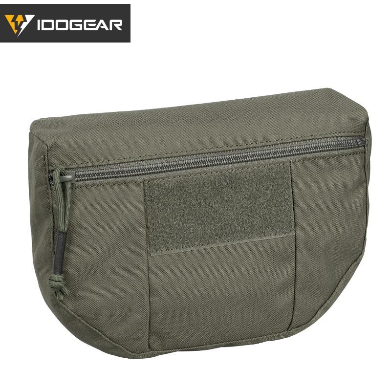 IDOGEAR Tactical Armor Carrier Drop Pouch AVS JPC CPC Pouch Waist Bag EDC Combat Drop Pouch 3520