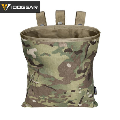 IDOGEAR MOLLE Magazine Dump Pouch Tactical Mag Drop Pouch Recycling Bag Storage Blet Bag 3550