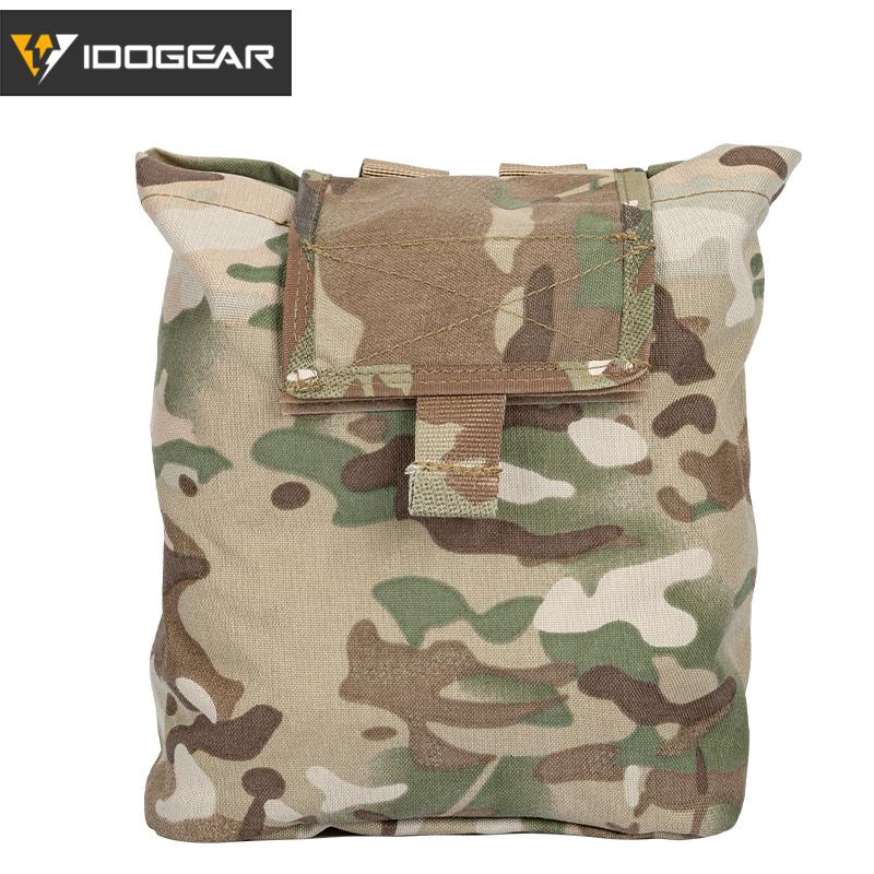 IDOGEAR Tactical Folding Molle Dump Pouch Magazine Recycling Pouch Drop Pouch 3551