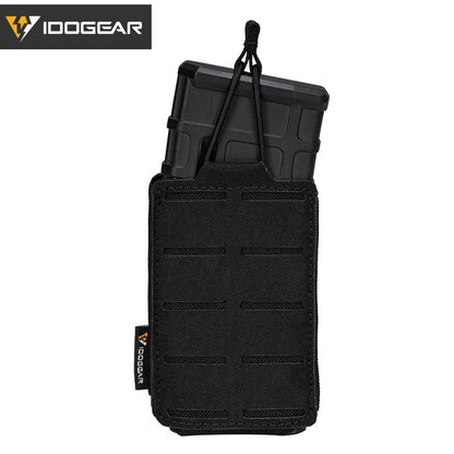 IDOGEAR Tactical Single Mag Pouch For 556 Mag Singel Magazine Carrier Military MOLLE Mag Pouch 3566