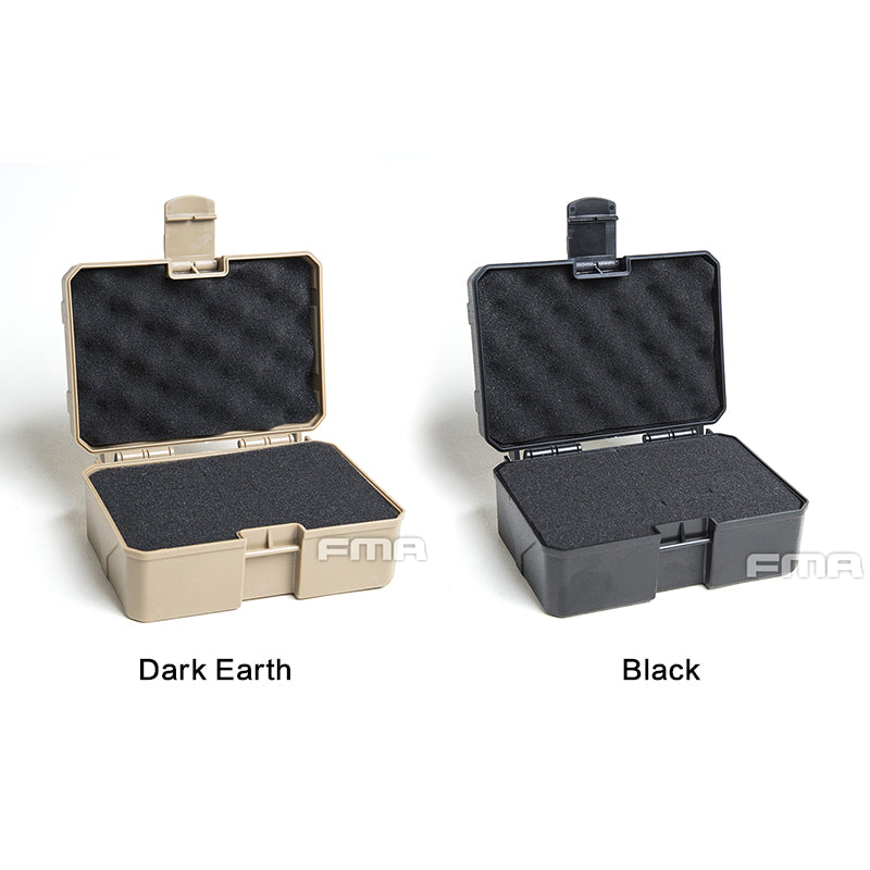 FMA Tactical Small Storage Box Plastic Carry Box Case with Sponge Shockproof Container military army camping Box Outdoor TB1356