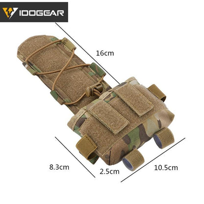 IDOGEAR Tactical MK2 Battery Case Pouch For Tactical Helmet Hunting 3525