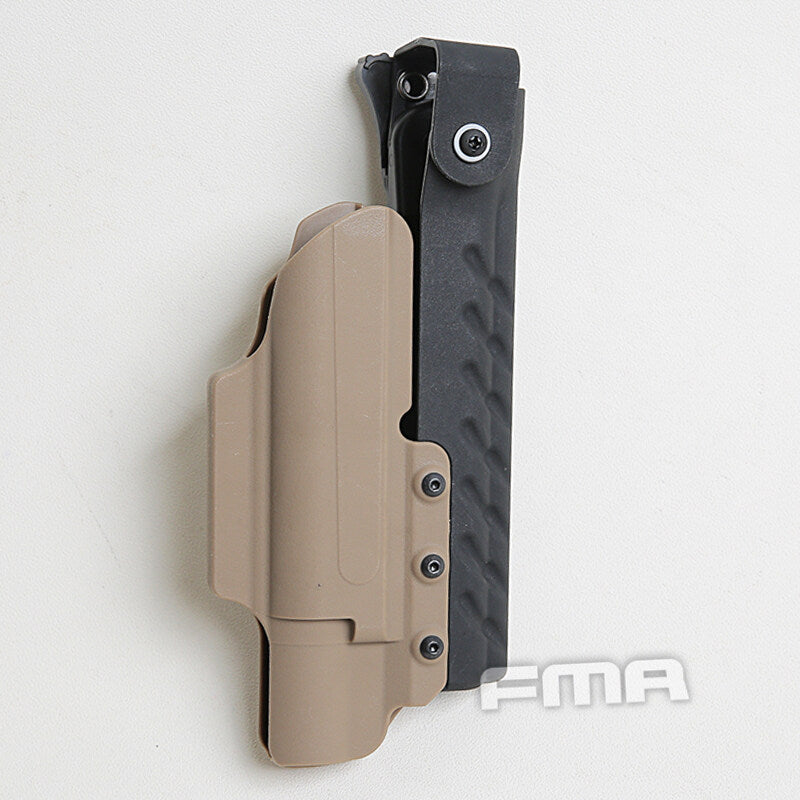 FMA Tactical Holster for G17 with X300 Light Right Hand Only G-CODE SOC RIG Style Holster for Glock Survival Kits 1373