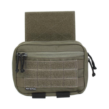 IDOGEAR PEW Tactical Drop Pouch with Tourniquet Holder MOLLE TACTICAL MAP Modular Abdominal Pouch for MK3 MK4 D3CRM Military Multi-function Tool Pouch OT46