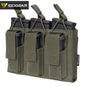 IDOGEAR Tactical Triple Magazine Pouch For 9mm & 556 Mag Carrier Triple Open Top MOLLE Mag Pouch 3545