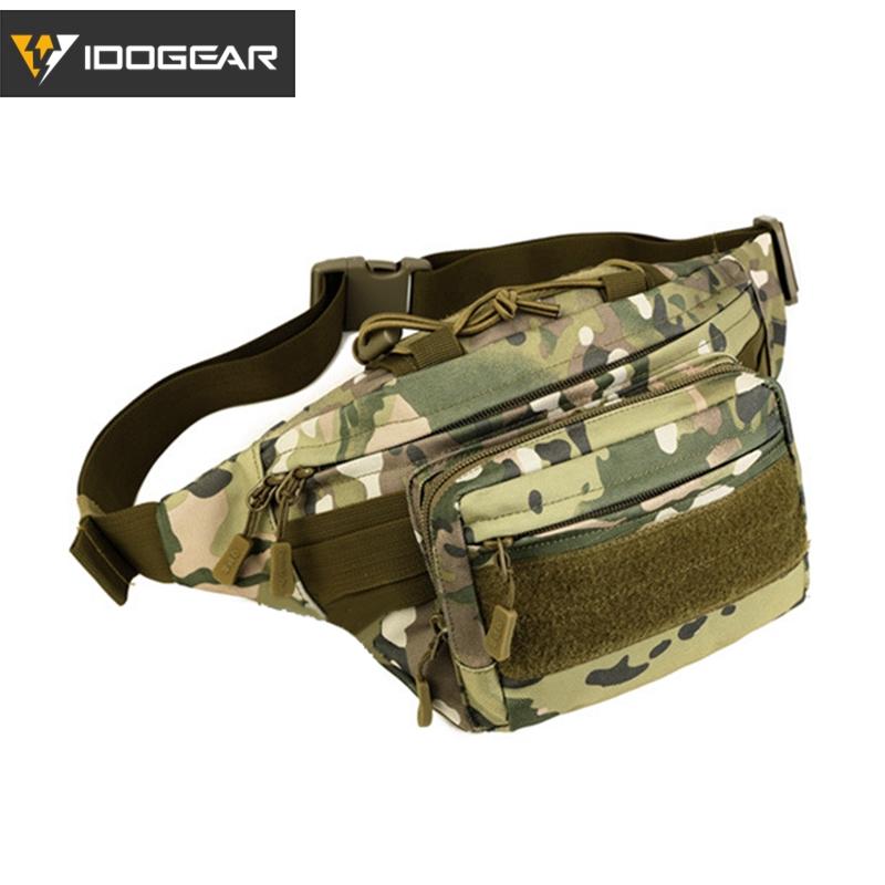 IDOGEAR Tactical Fanny Pack Waist Bag Camo Waist Pack Army Gear Military Camouflage Waist Pouch 3544