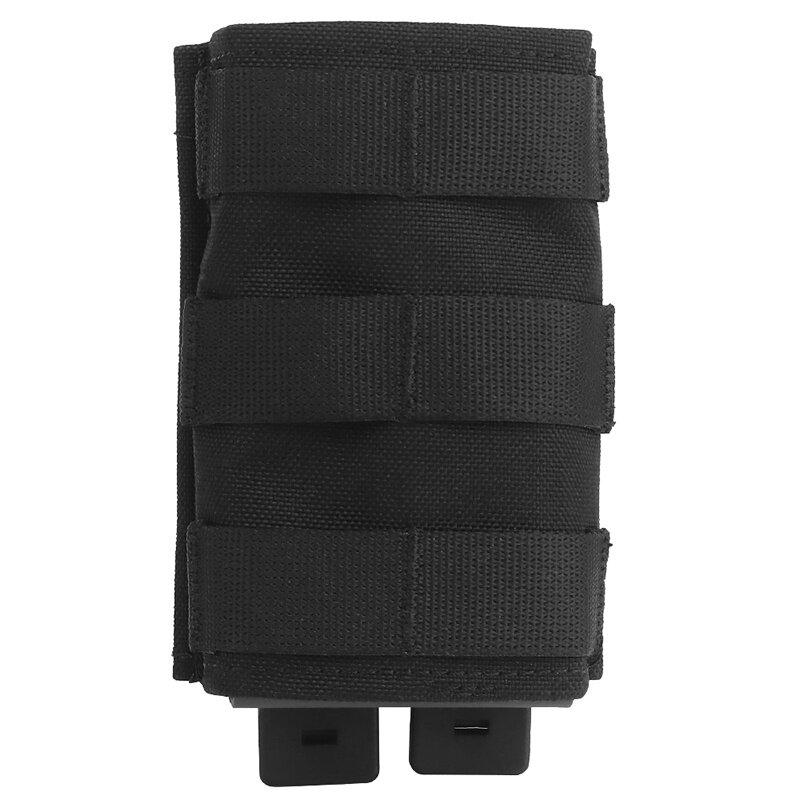 IDOGEAR Tactical Single Mag Pouch For 7.62mm Mag with Hard Insert Carrier Quick Draw Military Molle Mag Pouch MG-F-18