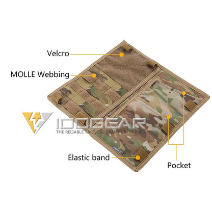 IDOGEAR Tactical Multi-pocket Visor Panel Car Sun Visor Organizer CD Bag Molle Visor Pouch 3524