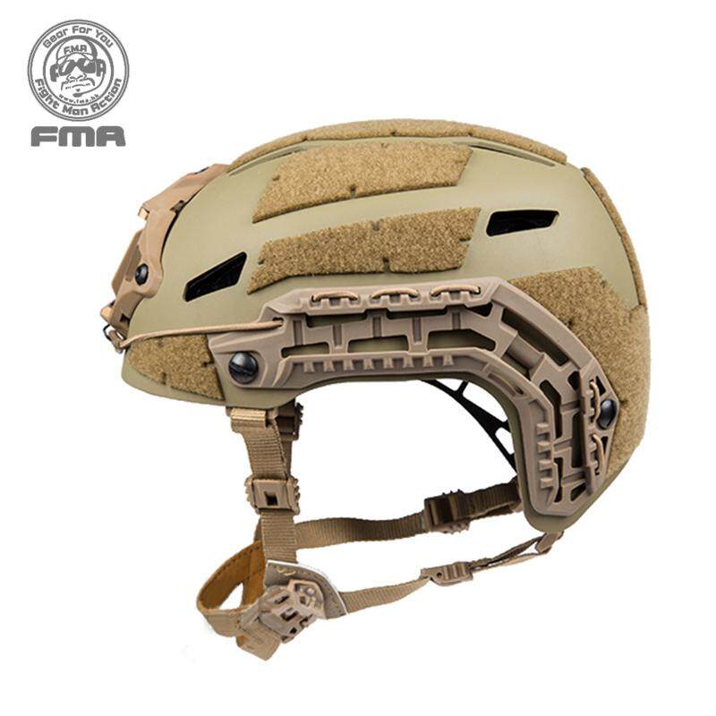 FMA Tactical Caiman Ballistic Helmet w/ NVG Shroud Rail Space Headwear Paintball Tactical Helmet Paintball Military Hiking Army Tactical Gear 1307