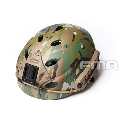 FMA Tactical Helmet Special Force Recon Headwear with Rail & NVG Shroud Military Wargame Training Portective Helmet Survival Kit 1246