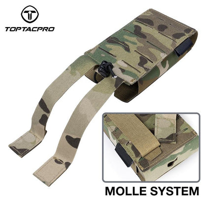 TOPTACPRO Tactical Radio Pouch For 148/152 MPU5 MOLLE Tactical Magazine Pouch 8517