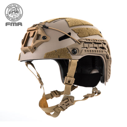 FMA Tactical Caiman Ballistic Helmet w/ NVG Shroud Rail Space Headwear Paintball Tactical Helmet Paintball Military Hiking Army Tactical Gear 1307