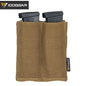 IDOGEAR Tactical Double Magazine Pouch For 9mm Mag Open Top Mag Holder Fast Draw MOLLE Mag Carrier 3572