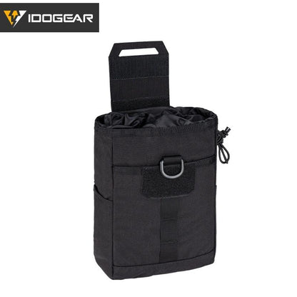 IDOGEAR Tactical Recycling Bag Foldable Military Dump Pouch Tactical MOLLE Drop Pouch 3577