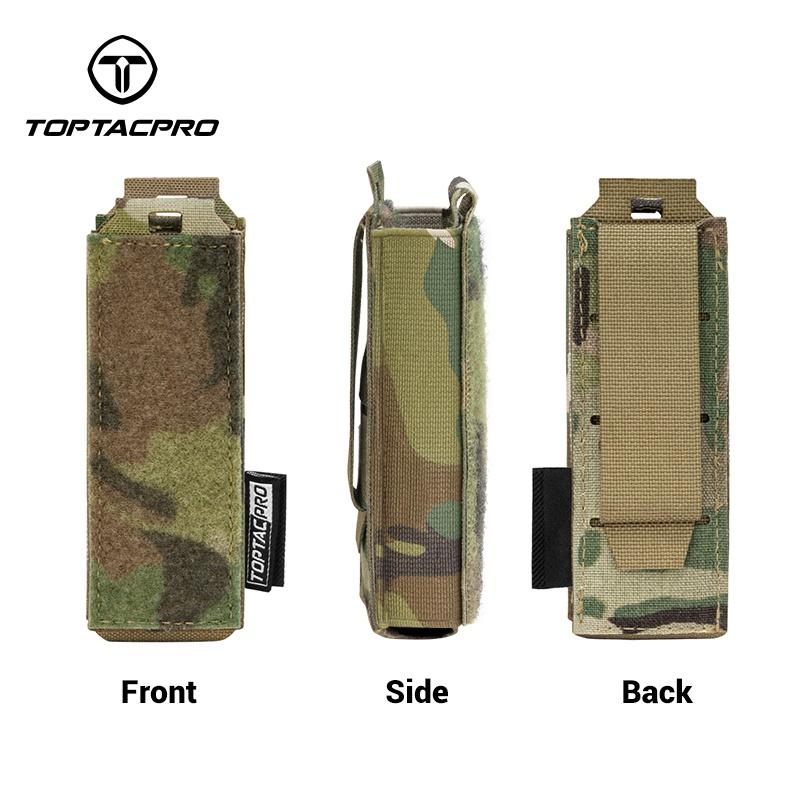 TOPTACPRO Tactical Mini Tool Pouch Storage Bag Molle Magazine Pouch Military Folding-Knife Pouch 8516