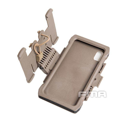 FMA Tactical Phone Case Mobile Pouch MOLLE Shell For IphoneXs Max Shockproof PA6 Tactical Gear TB1324 Paintball Military Hiking Army Tactical Gear