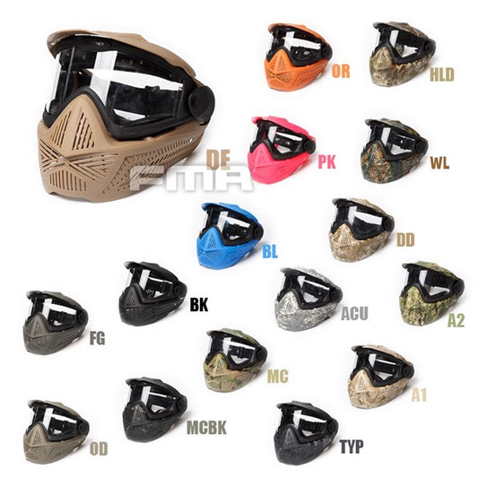 FMA Tactical Face Cover F2 Full Face Mask With Single Layer F0026