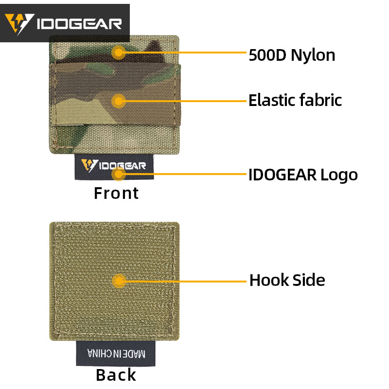 IDOGEAR Tactical Wire Harness Storage Sticker 500D Nylon 3M Hook&loop-Velcro Outdoor Military Tactical Gear 3953