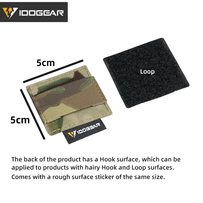 IDOGEAR Tactical Wire Harness Storage Sticker 500D Nylon 3M Hook&loop-Velcro Outdoor Military Tactical Gear 3953