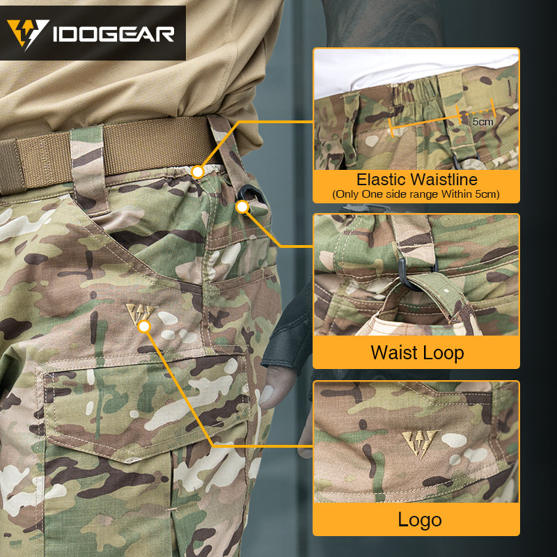 HOT SALE🔥| IDOGEAR Tactical Camo Shorts Pants Men's Combat Short Pants 3212