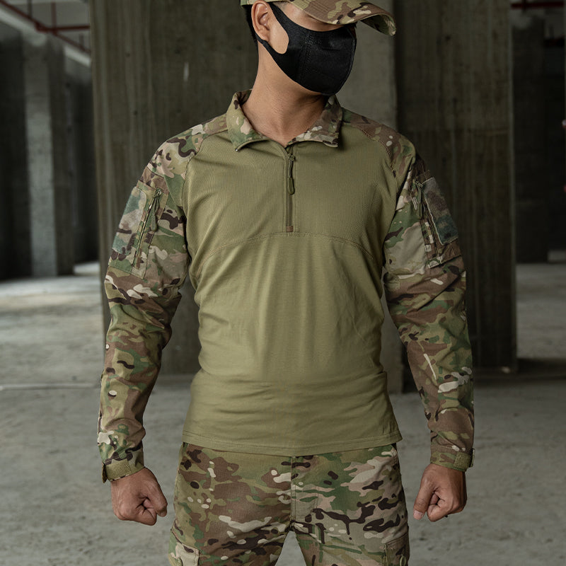 IDOGEAR BSR Tactical Shirt BDU Combat Clothes With Elbow Pads Slight elasticity Shirt Breathable 3115