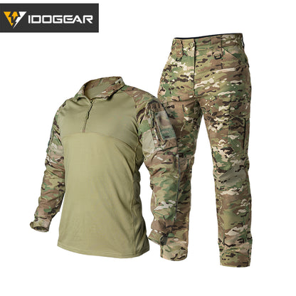 IDOGEAR BSR Tactical Shirts and Pants Military Combat Suit Camo Uniforms UT3013