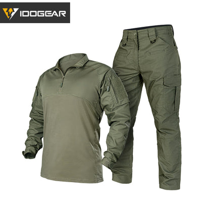 IDOGEAR BSR Tactical Shirts and Pants Military Combat Suit Camo Uniforms UT3013