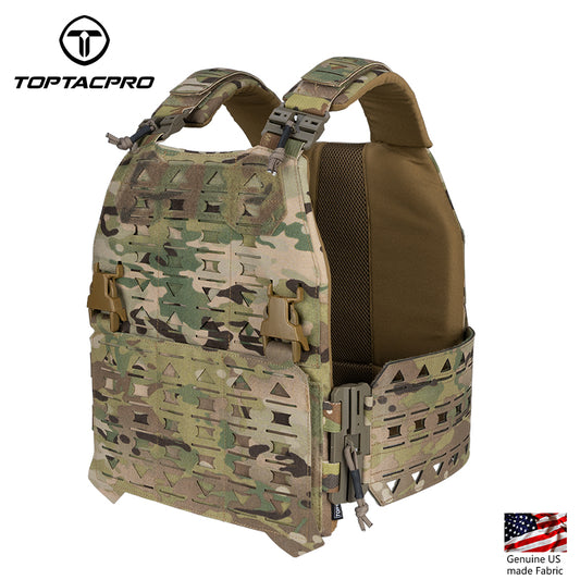 TOPTACPRO Tactical Vest Magnetic Suction Quick Release Buckle Imported Original Fabric Matting Combat Vest 8301