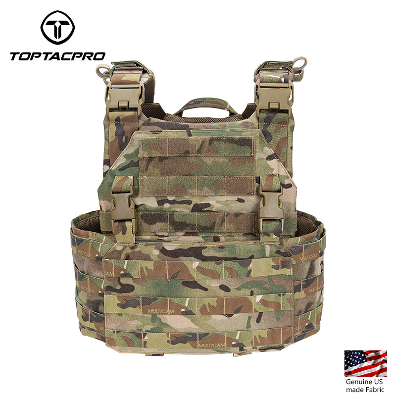 TOPTACPRO Rhino Tactical Vest XN Tactical Vest Quick Release Plate Carrier Military MOLLE Combat Vest 8302