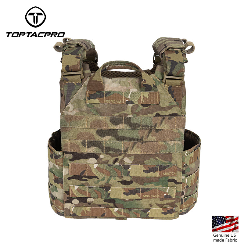 TOPTACPRO Rhino Tactical Vest XN Tactical Vest Quick Release Plate Carrier Military MOLLE Combat Vest 8302