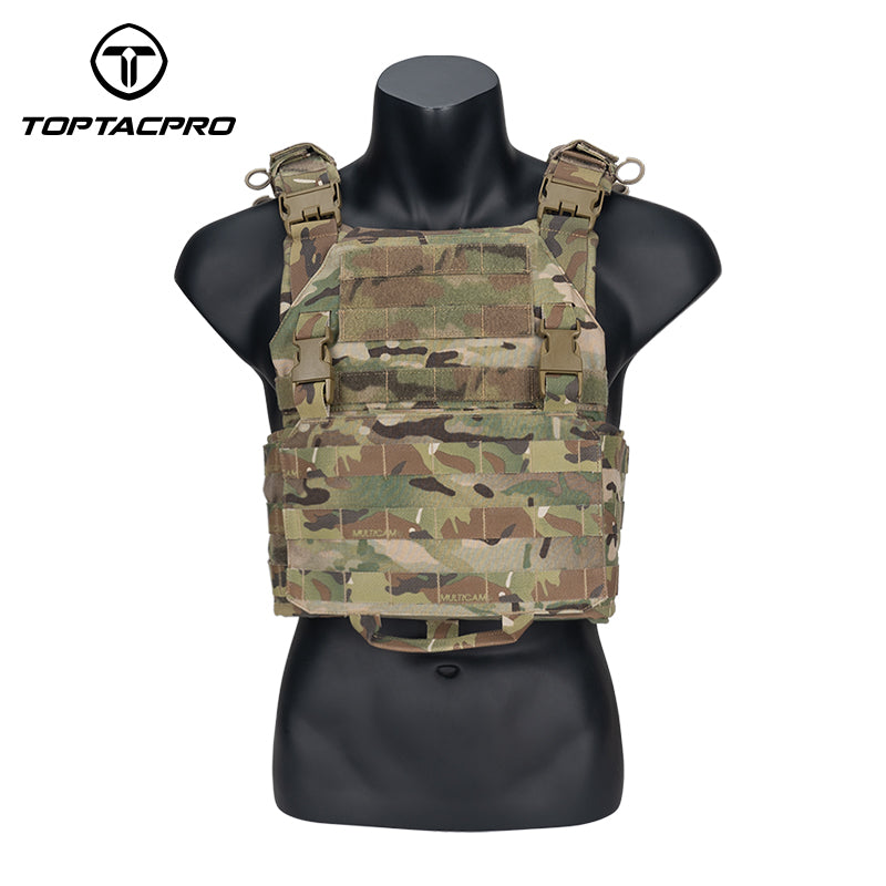 TOPTACPRO Rhino Tactical Vest XN Tactical Vest Quick Release Plate Carrier Military MOLLE Combat Vest 8302