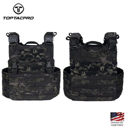 TOPTACPRO Rhino Tactical Vest XN Tactical Vest Quick Release Plate Carrier Military MOLLE Combat Vest 8302