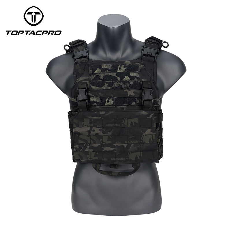 TOPTACPRO Rhino Tactical Vest XN Tactical Vest Quick Release Plate Carrier Military MOLLE Combat Vest 8302