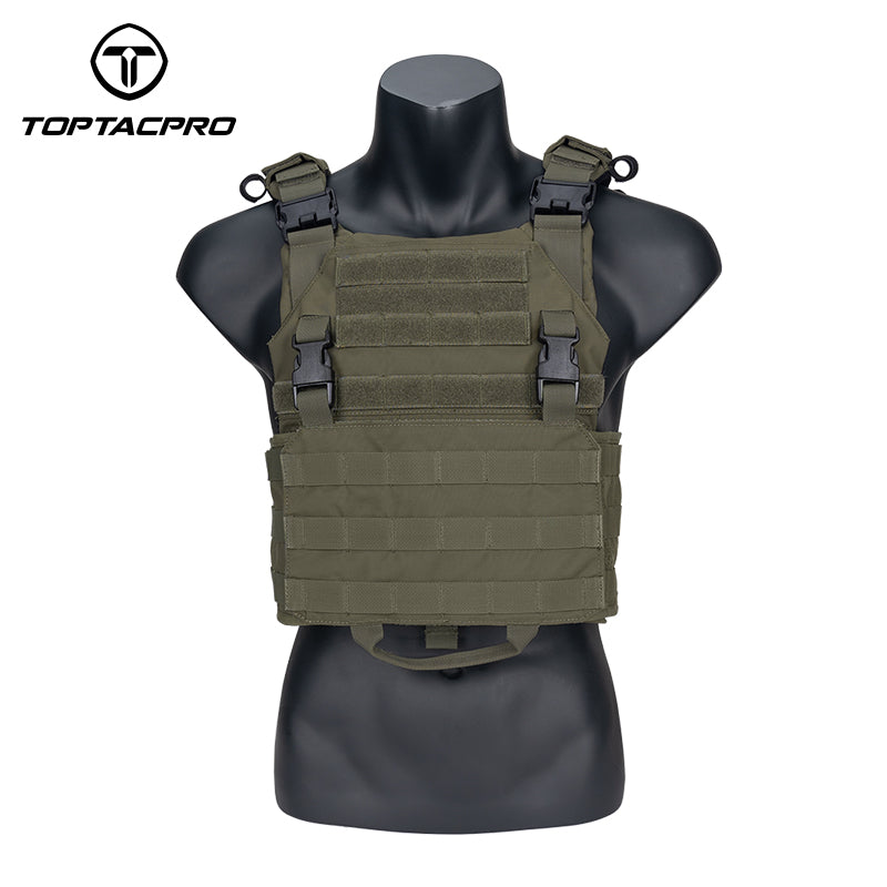 TOPTACPRO Rhino Tactical Vest XN Tactical Vest Quick Release Plate Carrier Military MOLLE Combat Vest 8302