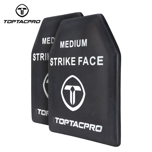 TOPTACPRO EVA Plate Medium Size 2 Pcs EVA High Elastic Shock Plate for Airsoft Tactical Vest Inner Liner– Black  8906