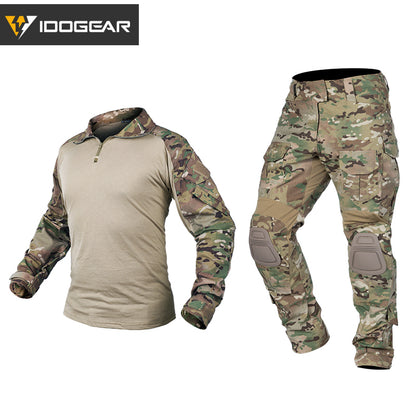 TOP SALE🔥| Tactical Uniform BDU G3 Combat Shirt & Pants with Knee Pads Update Ver Men's Camo Airsoft Military Uniforms  UT3004