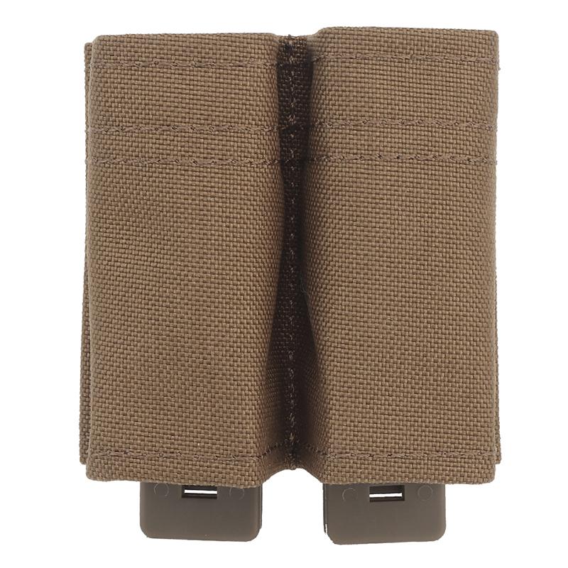 IDOGEAR Tactical Double Mag Pouch for 9MM MOLLE Mag Holder With Hard Insert Carrier Military Multicam Quick Draw Pouches MG-F-04