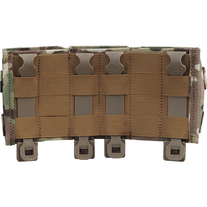 IDOGEAR Tactical Triple Magazine Pouch For 7.62mm Magazine with Hard Insert Carrier Quick Draw Military Molle Mag Pouch MG-F-17