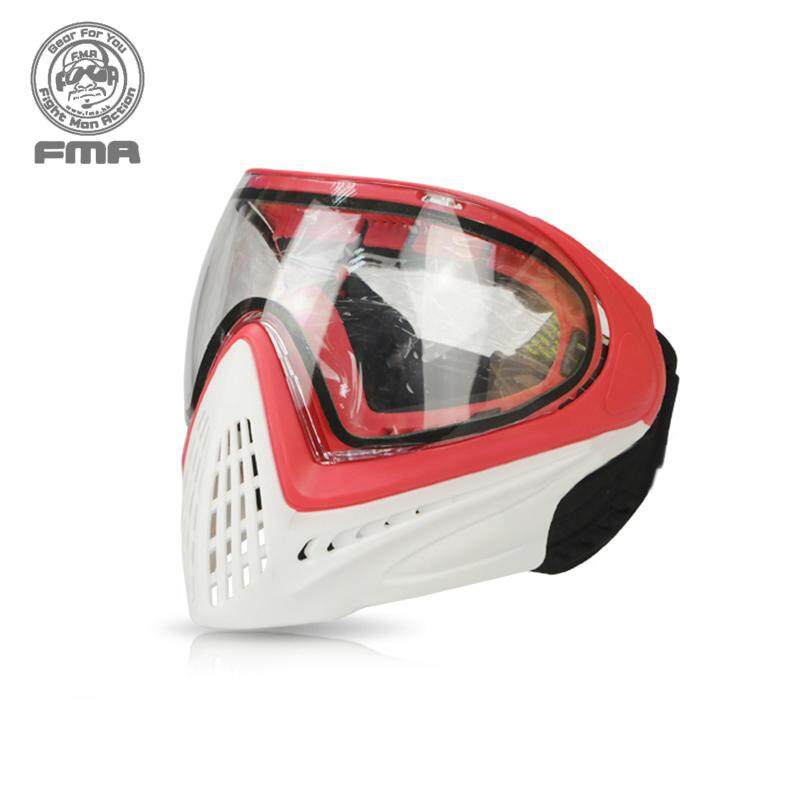 FMA F1 Full Face Safety Mask Face Guard Paintball Anti-fog Goggle Mask Paintball Military Hiking Outdoor Army Tactical Gear