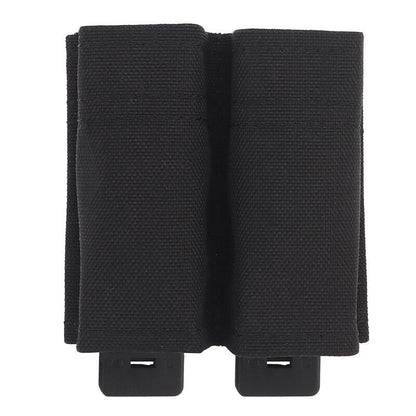 IDOGEAR Tactical Double Mag Pouch for 9MM MOLLE Mag Holder With Hard Insert Carrier Military Multicam Quick Draw Pouches MG-F-04