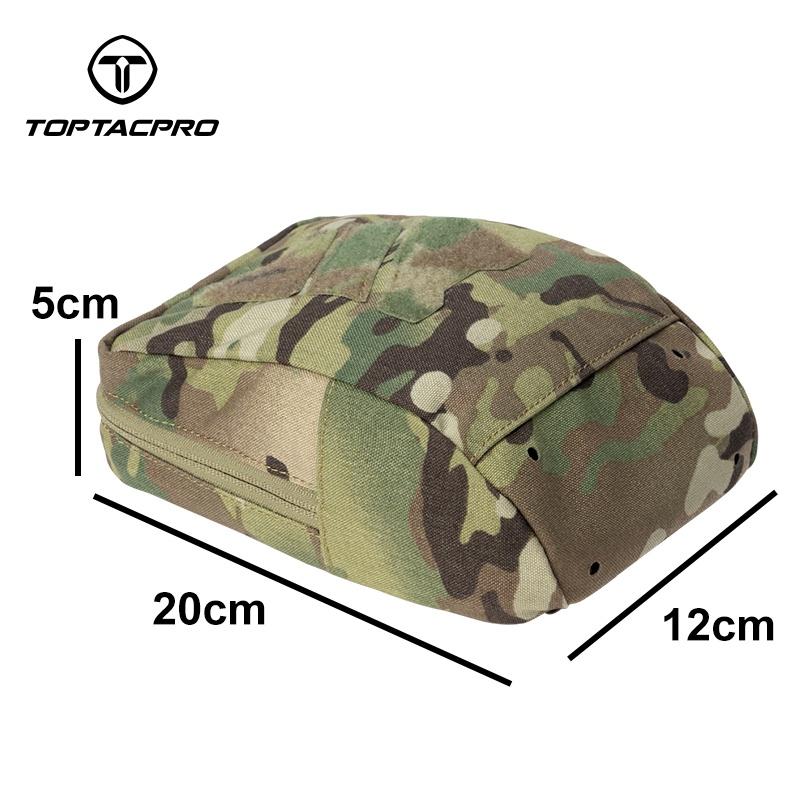 TOPTACPRO Tactical Utility Pouch Laser Cut MOLLE EDC Multifunction Sundries Recycling Bag Micro Med Kit 8518