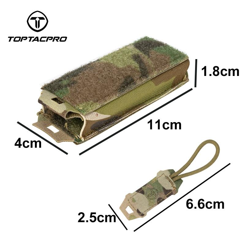 TOPTACPRO Tactical Mini Tool Pouch Storage Bag Molle Magazine Pouch Military Folding-Knife Pouch 8516