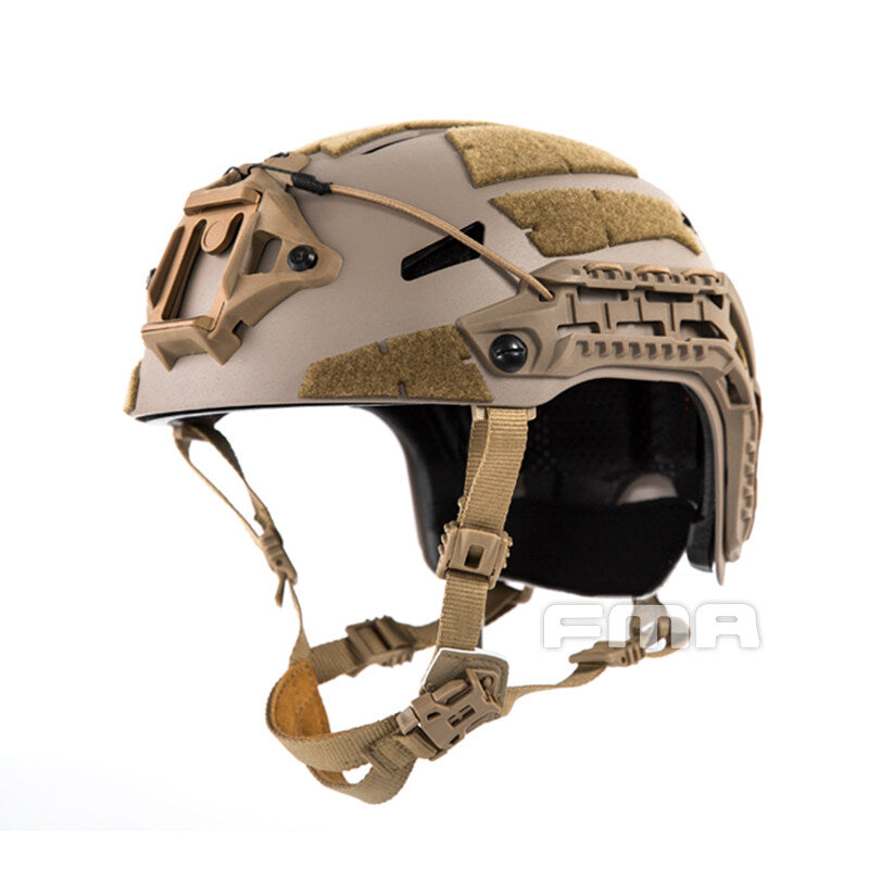 FMA Tactical Caiman Helmet with NVG Shroud Rail Headwear Helmet L/XL Size Helmet Bike Cycling Helmet 1382B