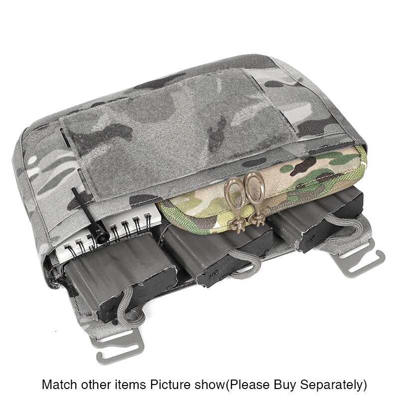 IDOGEAR PEW TACTICAL DOPE Storage Pouch FERRO STYLE Kangaroo Insert Pocket Pouch Hook & Loop Half Pouch Ranger Green OT49 Wargame Survival Kit