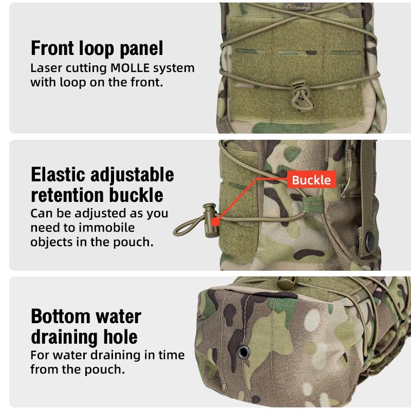 IDOGEAR Tactical 1164 GP Pouch General Purpose Utility Pouch MOLLE Sundries Recycling Bag Gear 3574