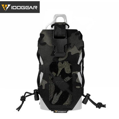 IDOGEAR Tactical Radio Pouch Bottle/kettle Carrier Quick Release Buckle walkie-talkie Pouch MOLLE 3580