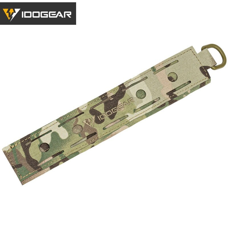 IDOGEAR Tactical Headset Cover with D-Buckle Hanger MOLLE Laser Cut Nylon Universal Headset Cover Pads Camouflage Headset Protective Breathable Cloth 3948