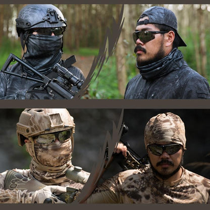 IDOGEAR Tactical Scarfs Camouflage Headwear Face Cover Cycling Neck Scarf Veil 3616