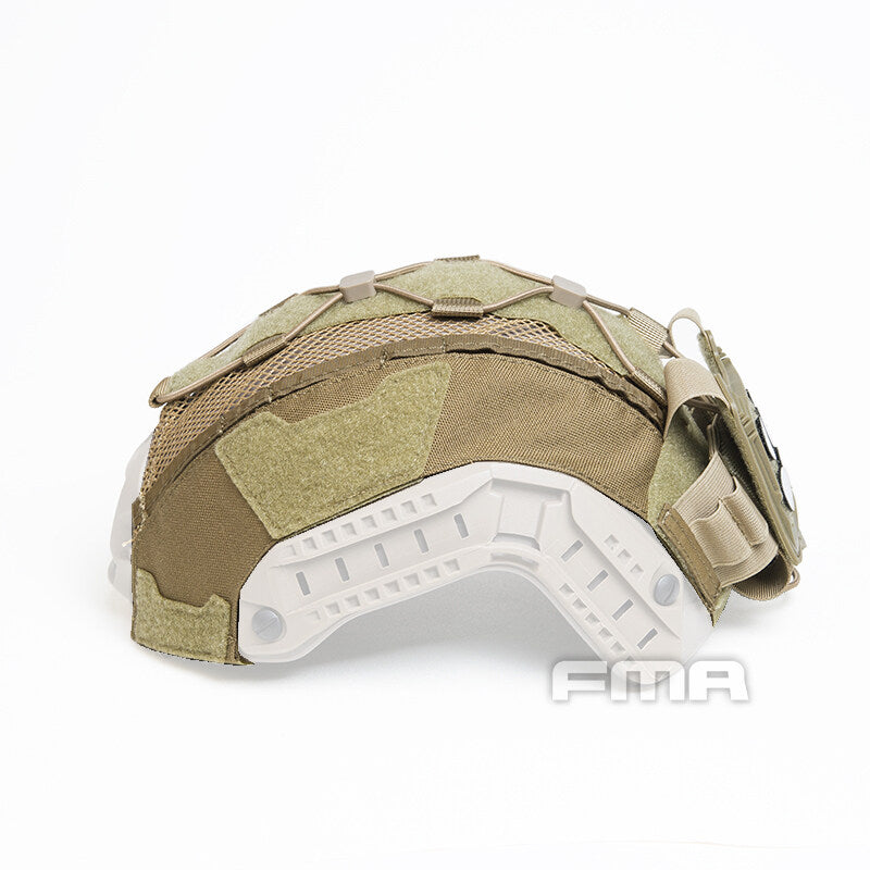 FMA Tactical Helmet Cover For Maritime Helmet with NVG Battery Pouch Multifunctional Military Camouflage Headwear Outdoor 1345