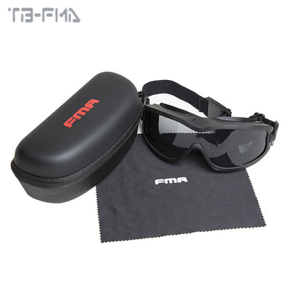 FMA Tactical Goggle With Double Layer JT Spectra Series Goggle Anti-fog Dust Glasses FPS Goggle Military Army Wargame Sports Cycling Equipments 1314B